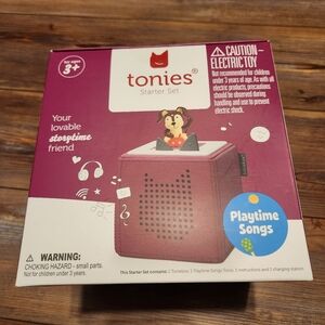 Tonies Toniebox Audio Player Starter Set with Playtime Puppy Purple New